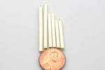 Square Brass Spike in Gold- 4 pieces per order