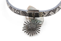 CZ Choker- 13.5 inches adjustable 2 inches- SunBurst