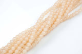 6mm and 8mm Jade Glass Pearl- 16 Inch strand- 5 strand or 10 strand