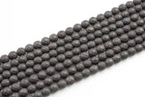 Gunmetal Matt Hematite Faceted Round 3mm, 4mm, 6mm, 8mm, 10mm AAA Quality