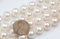 Natural 10-11mm Round Freshwater Pearl High Quality Round Freshwater Pearl AAA Quality Gemstone Beads