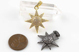 Etsy Exclusive- Sunburst CZ Pave 22mm Pendant