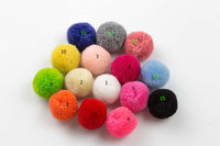 Pom Pom- 17mm - High Quality - 4 pcs Per Order- Perfect for Earrings