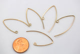 1 Pair Gold Filled Marquee Earwires 12*23mm - 14/20 Gold Filled- USA Product