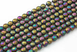 Matte Multi Metallic Hematite Faceted Round 2mm, 3mm, 4mm, 6mm, 8mm