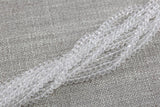 6mm Crystal Rondelle -1 or 5 or 10 STRANDS- Clear
