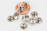 Bead Cap 925 Bali Sterling silver 4 per order-s11