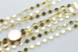 Marque Chain Gold Plated Brass. High Quality 24 Karat Gold Plating. By THE YARD.