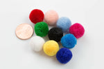 Pom Pom- 14mm - High Quality - 4 pcs Per Order- Perfect for Earrings