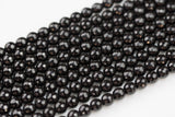 Natural Black Onyx Beads Faceted Round, Full Strand 4mm to 16mm Beads- Full Strand 15.5 Inch Long- Gemstone Beads