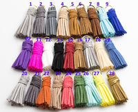 Cute Short Suede TASSEL Tassles High Quality 1.8 inches 3 pieces