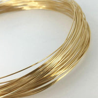 14k- 14/20 Gold Filled, 22 Gauge 24 Gauge 26 gauge and 28 gauge-Round Wire Coil, Wrapping Wire (1 or 10 FEET)- Half Hard or Hard