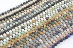 NEW LARGE SELECTION!!! Double Wrap Long Knotted - Preknotted Necklace- Assorted Gemstones-8mm 56-60" Long- Ready to wear- Long Necklace