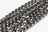 HEMATITE Beads. 7*10mm-Nugget Shaped Full Strand 16mm