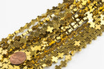 CROSS Hematite Strands- Gold- 2 Sizes