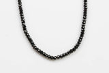 ASTROS PITCHER Lance McCullers's Black Necklace- Natural Black Spinel Necklace 22 Inches- Houston Astros- Sterling Silver-Very Sparkly!