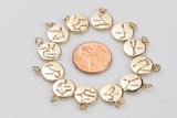 Astrology Zodiac Symbol Charms Constellation Gold charms - Small and cute- Perfect for personalization - 11mm