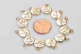 Astrology Zodiac Symbol Charms Constellation Gold charms - Small and cute- Perfect for personalization - 11mm