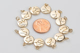 Astrology Zodiac Symbol Charms Constellation Gold charms - Small and cute- Perfect for personalization - 11mm