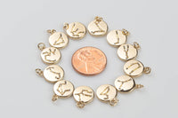 Astrology Zodiac Symbol Charms Constellation Gold charms - Small and cute- Perfect for personalization - 11mm