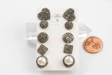 Assorted Diamond Pave Stud Earrings- Large Selection!