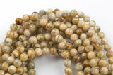 Natural Autumn Jasper, High Quality in Round, 6-10mm Smooth Gemstone Beads