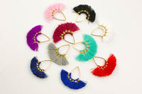 2pcs/10pcs Fan Tassels Small Teardrops. Perfect for earrings or pendants! One pair per order- 25*28mm