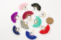 2pcs/10pcs Fan Tassels Small Teardrops. Perfect for earrings or pendants! One pair per order- 25*28mm