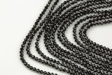 3-3.5mm Natural Spinel AAA Quality, Faceted Round 15.5 inches Long strand- Tiny Beads- 1 strand or 20 or 100 strand- Wholesale Bulk