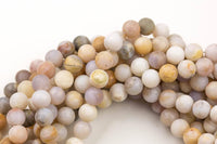 Natural Phoenix Agate- Matte Round sizes. 4mm, 6mm, 8mm, 10mm, 12mm, 14mm Gemstone Beads