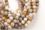 Natural Phoenix Agate- Matte Round sizes. 4mm, 6mm, 8mm, 10mm, 12mm, 14mm Gemstone Beads