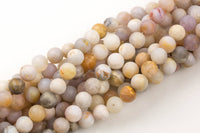 Natural Phoenix Agate- Matte Round sizes. 4mm, 6mm, 8mm, 10mm, 12mm, 14mm Gemstone Beads