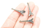 8 Eiffel Tower Charms 8x15mm- 53-10121