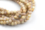 Natural Yellow Moonstone / Sunstone Matte Round Beads. A Quality Full 15.5 Inch Strand- 6mm, 8mm, 10mm, 12mm AAA Quality Smooth