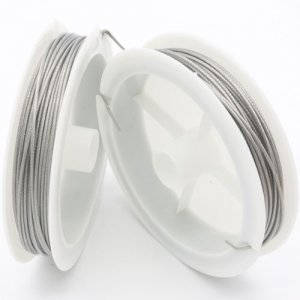 BEADING STRING / BEADING Wire - Very Strong and Flexible - Multiple Sizes: .6mm .45mm .38mm-210-325 feet per Spool - Tigertail Tiger Tail