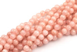 Rose Water Pink- JADE Faceted Round -Full Strand 15.5 inch Strand, 4mm, 6mm, 8mm, 12mm, or 14mm Beads-Full Strand 15.5 inch Strand