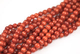 Dark Burnt Orange- JADE Faceted Round -Full Strand 15.5 inch Strand, 4mm, 6mm, 8mm, 12mm, or 14mm Beads-Full Strand 15.5 inch Strand