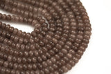 GORGEOUS Rust Brown sJade High Quality in Faceted Rondelle- 6mm and 8mm-Full Strand 15.5 inch Strand