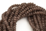 GORGEOUS Rust Brown sJade High Quality in Faceted Rondelle- 6mm and 8mm-Full Strand 15.5 inch Strand