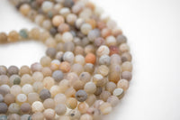 Natural DRUZY AGATE Beads- Colors-- Round 8mm, 10mm, 12mm. Full Strand. Gemstone Beads