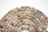 Natural DRUZY AGATE Beads- Colors-- Round 8mm, 10mm, 12mm. Full Strand. Gemstone Beads