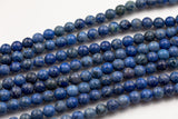 Lapis JADE Smooth Round- 8mm 10mm -Full Strand 15.5 inch Strand