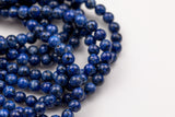 Sodalite JADE Smooth Round- 8mm -Full Strand 15.5 inch Strand