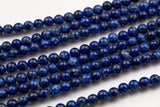 Sodalite JADE Smooth Round- 8mm -Full Strand 15.5 inch Strand