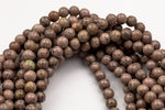 Rust JADE Smooth Round- 8mm -Full Strand 15.5 inch Strand