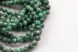 Apatite Green JADE Smooth Round- 8mm -Full Strand 15.5 inch Strand