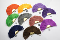 New Colors! BEAUTIFUL Fan Tassels on Brass Findings. Perfect for earrings or pendants! One pair per order. 1" by 2"