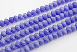 12mm Crystal Rondelle -2 or 5 or 10 STRANDS- Matt Sapphire