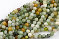 Natural High Quality Jade, High Quality in Faceted Round, 4-14mm Gemstone Beads