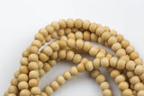 Natural Ox Bone Beads, semi round, 8mm,10mm,12mm light tan. Gemstone Beads